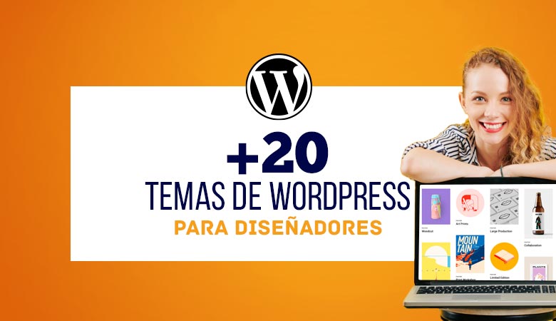 20+ Plantillas de WordPress para Diseñadores (2021)