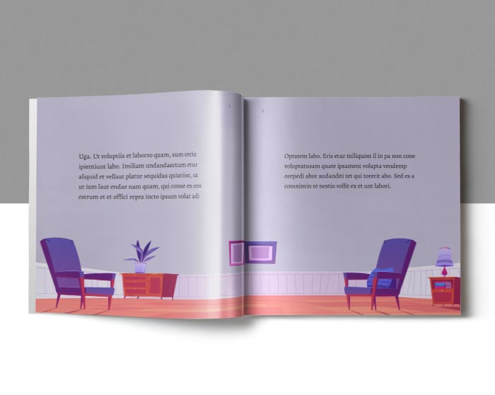 children’s book template for Adobe InDesign