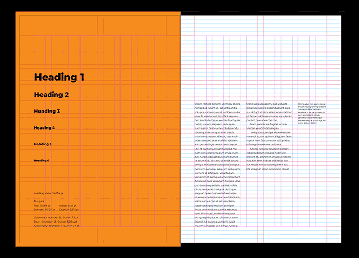 Freebie Grid System for Editorial Design