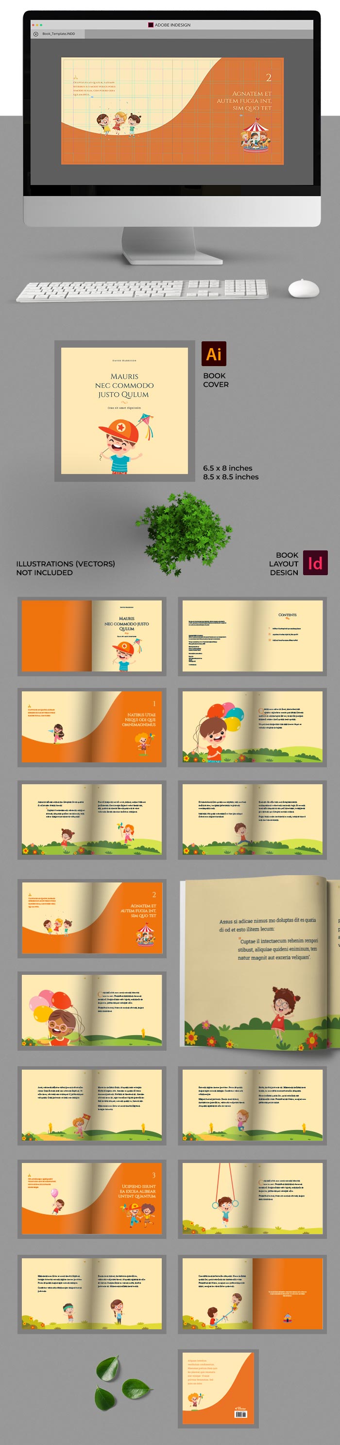 Children's Book Template for Adobe InDesign