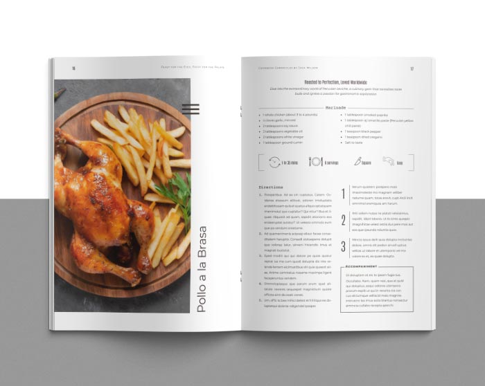 The best Template for Recipe Book