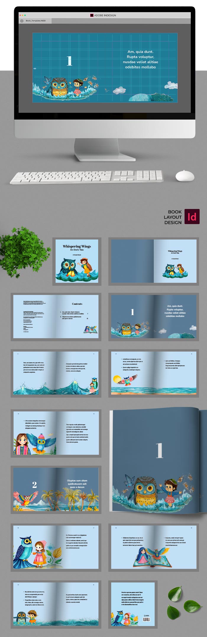 Children's Book Template for Adobe InDesign