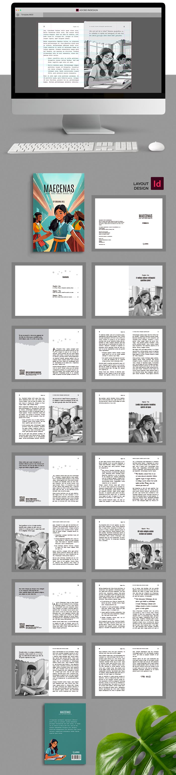 Children's Book Layout Template