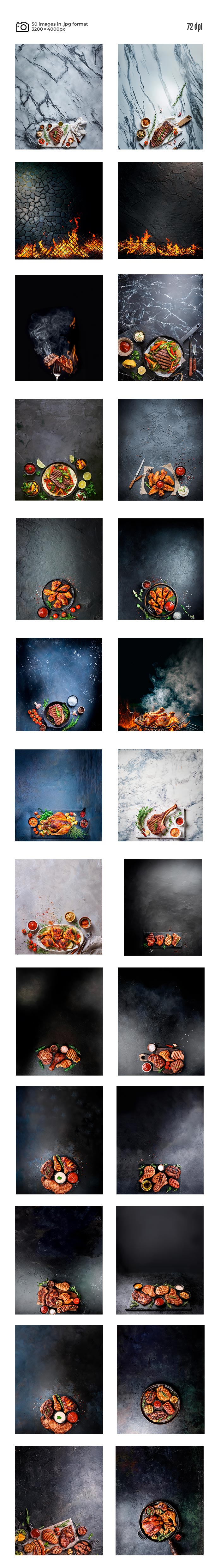 Best Grilled Gourmet Food Photos: Perfect for Cookbook Cover Design