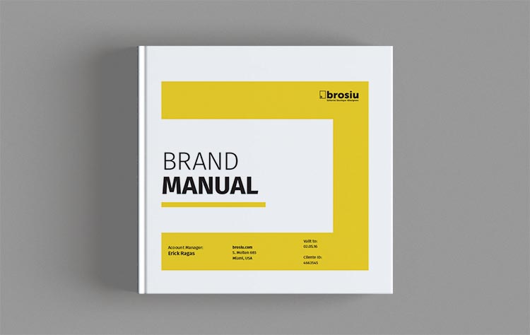 Brand Manual Square Template