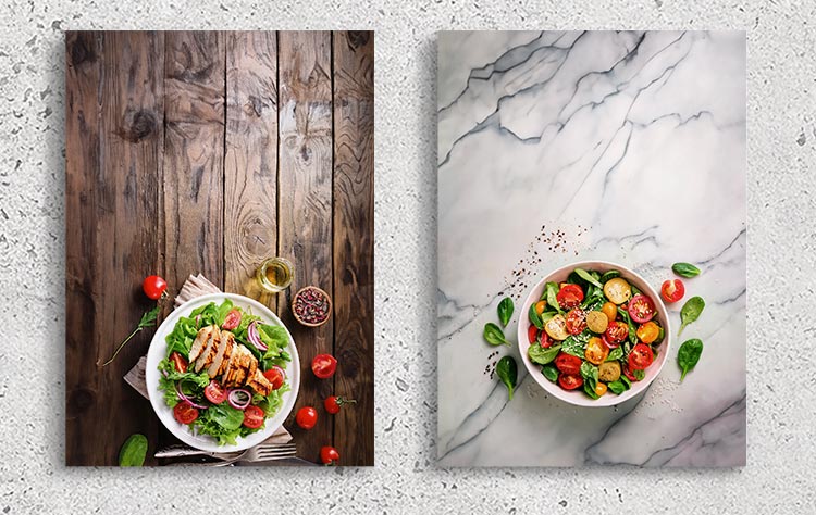 High-Quality Healthy Food Photos for Cookbook Cover Designs