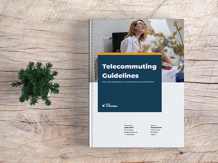 Telecommuting Guidelines Template for InDesign