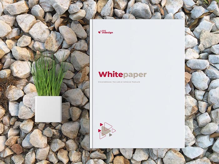 Plantilla Moderna para White en InDesign