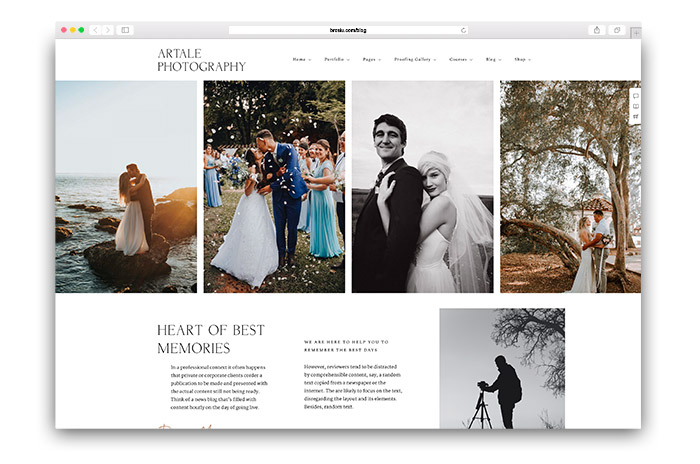 Artale | Wedding Photography WordPress