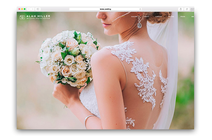 Wedding Photographer WordPress Theme