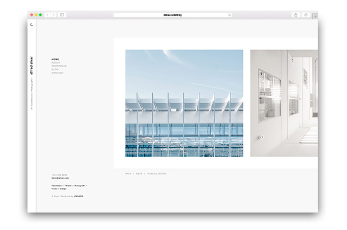 Alvar - Minimal and Modern Portfolio Theme for Photographers