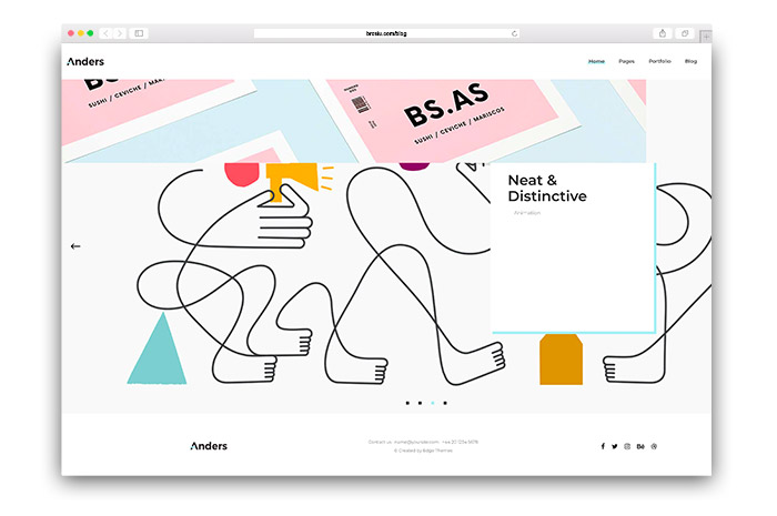 Anders - Design Portfolio Theme