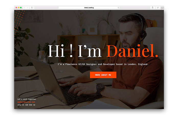 Plantilla para Portafolio Personal en WordPress