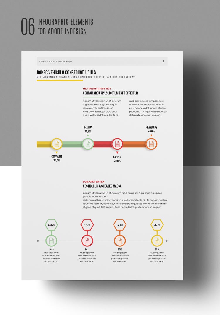 Infographic Elements for InDesign 6